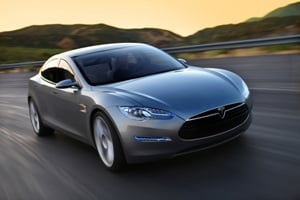 Tesla Model S all electric sedan