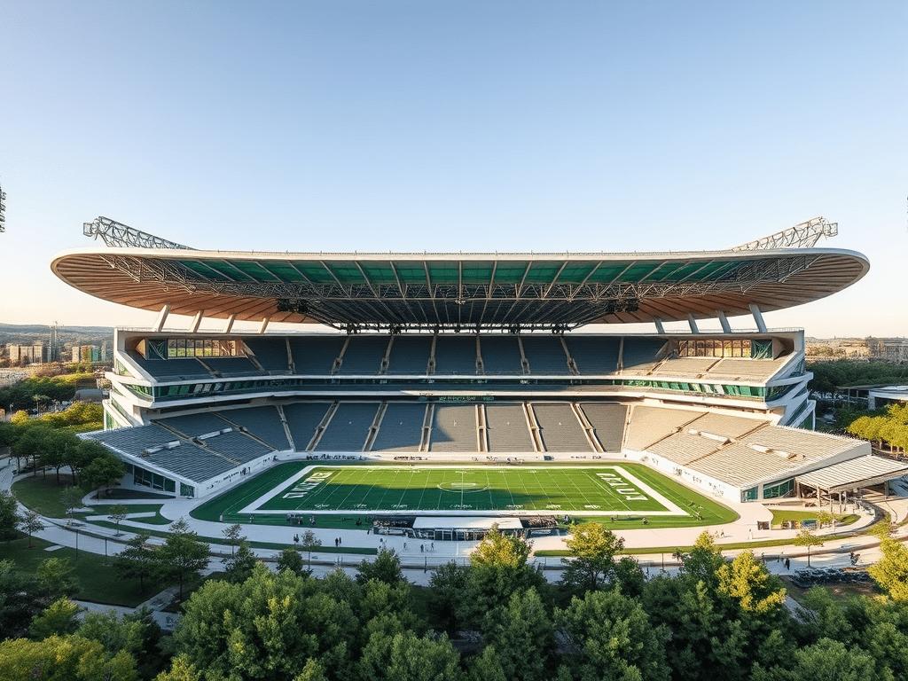UNT Apogee Stadium and Its LEED Platinum Certification