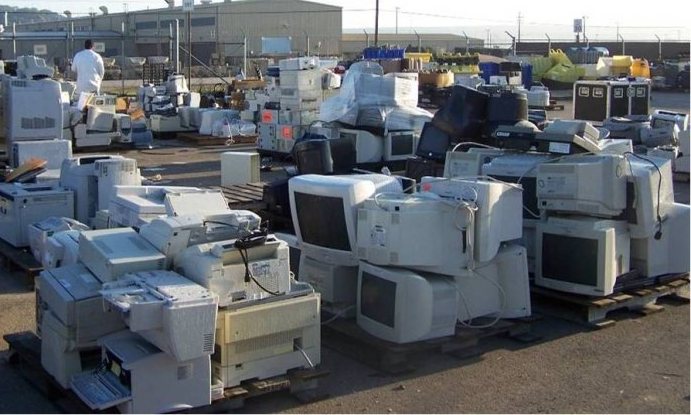 This is e-Waste sorted to not go in a landfill.  Any questions?
