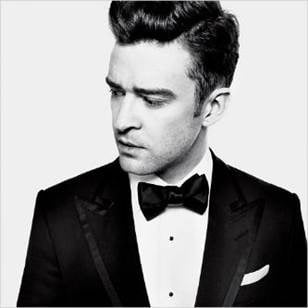 Justin Timberlake from Suit and Tie wearing Hanz De Fuko