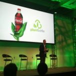 Coca Cola plant-based bottle 