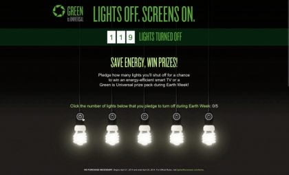 NBCUniversal Launches “Lights Off. Screens On” Awareness Campaign