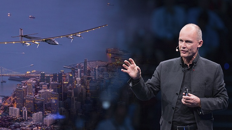 Solar-Powered Plane Starts Round-the-World Attempt