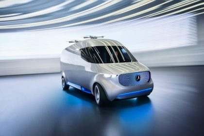 All-electric "Vision Van" van study for innovative delivery on the last mile