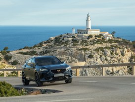 The CUPRA Formentor on the Formentor peninsula