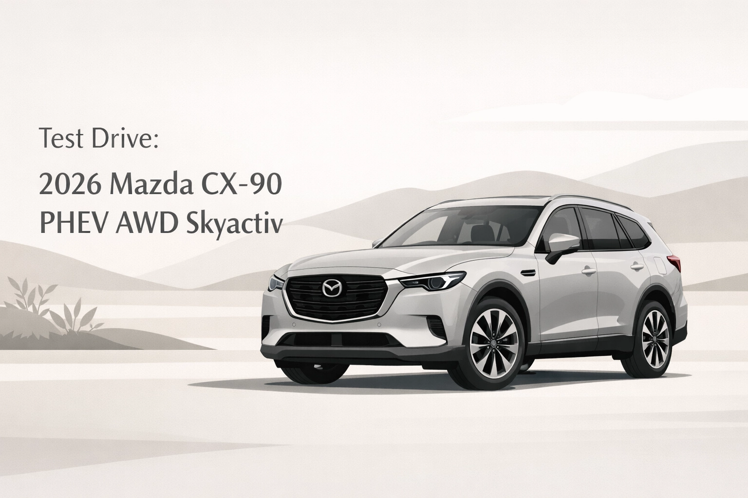 Mazda CX-90 PHEV AWD Skyactiv 2026: Test Drive Results